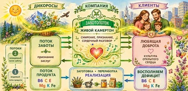 Заботопоток — философия компании Алтай-Целитель